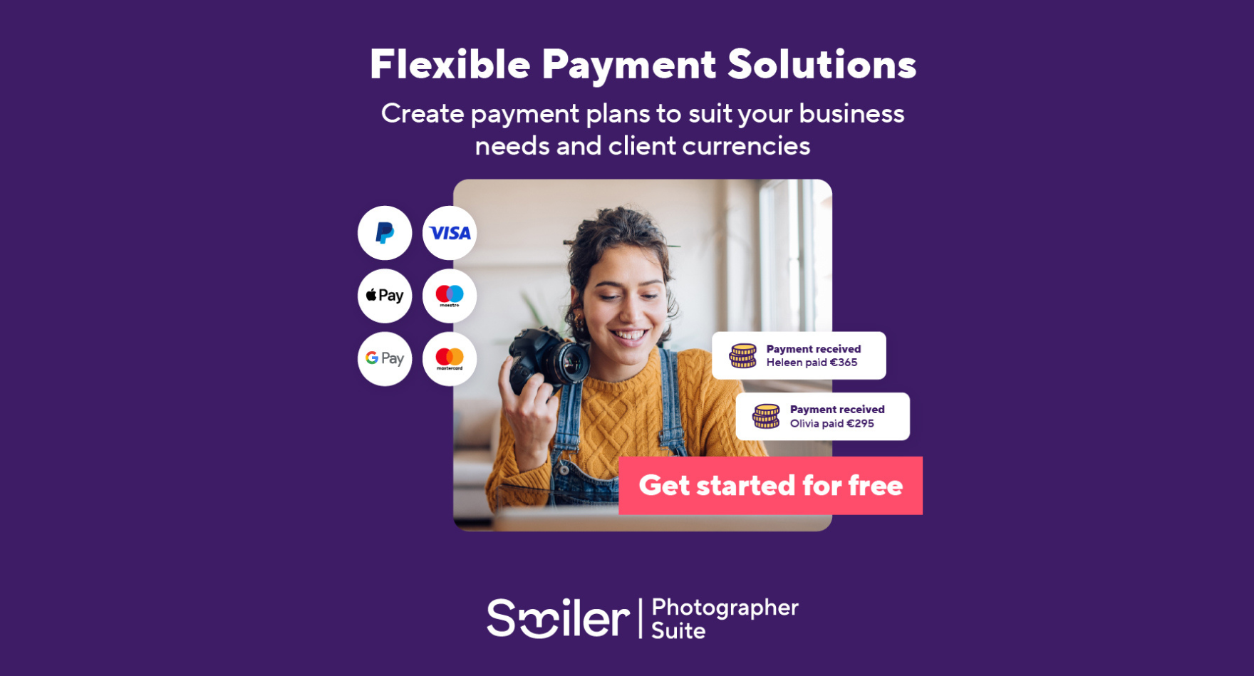 flexible payment solutions for photographers