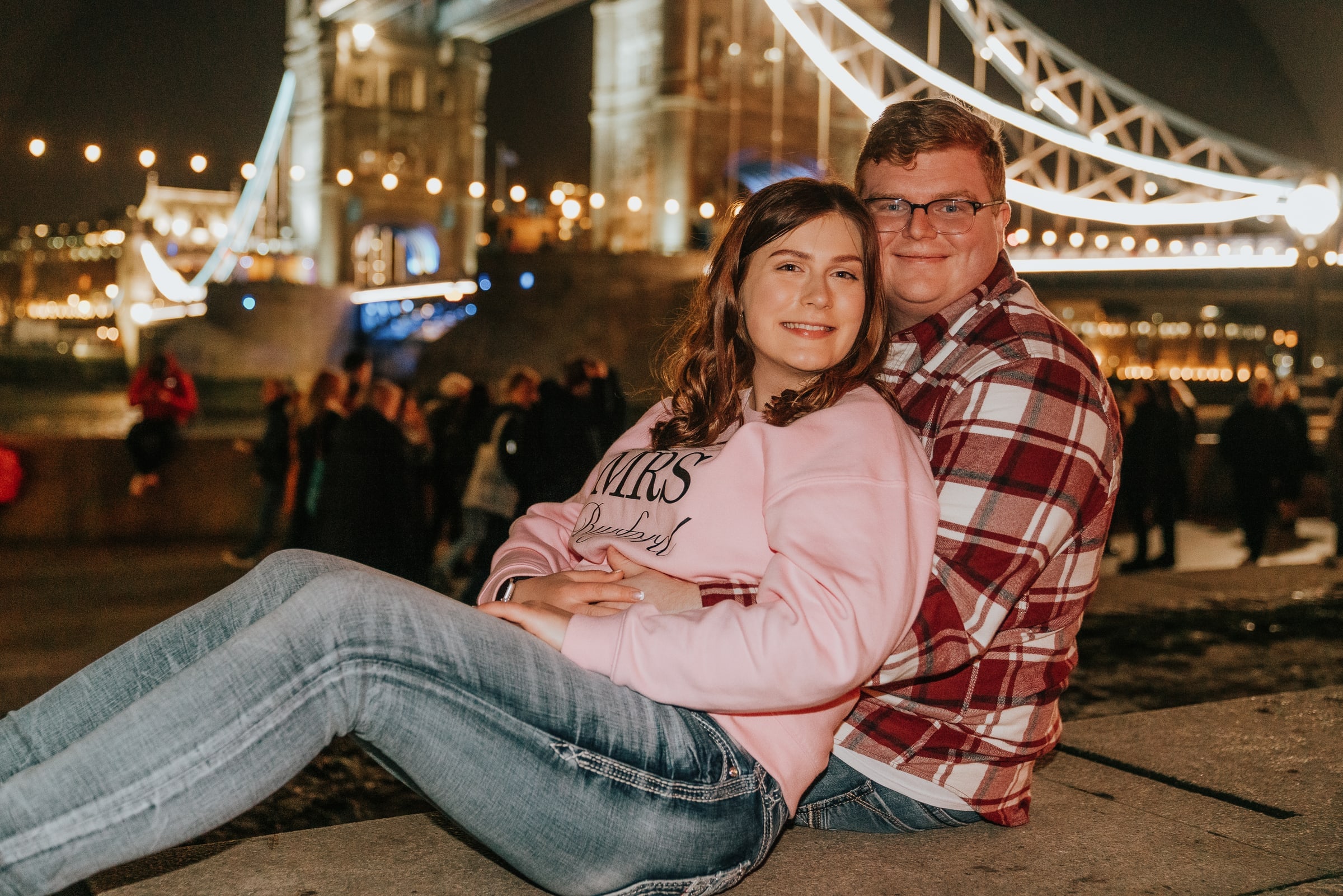 Evening photoshoot at Tower Bridge, London