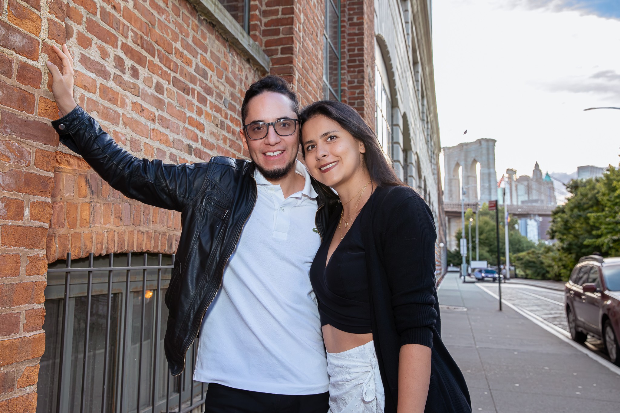 Couple photoshoot in DUMBO, New York