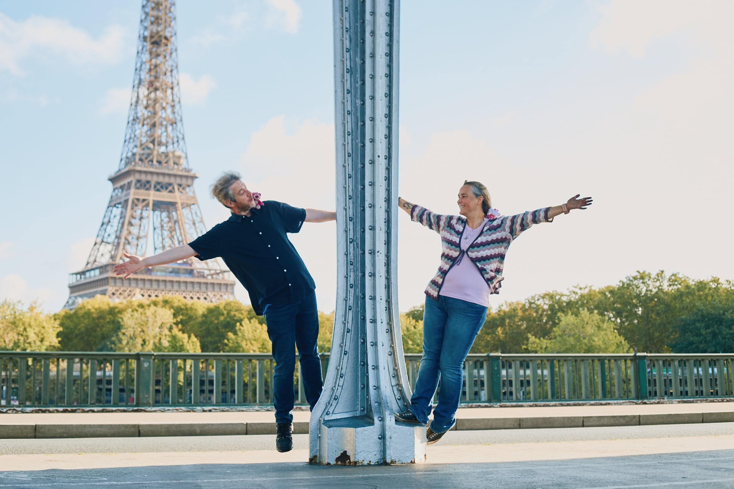 Photoshoot at the Eiffel Tower, Paris