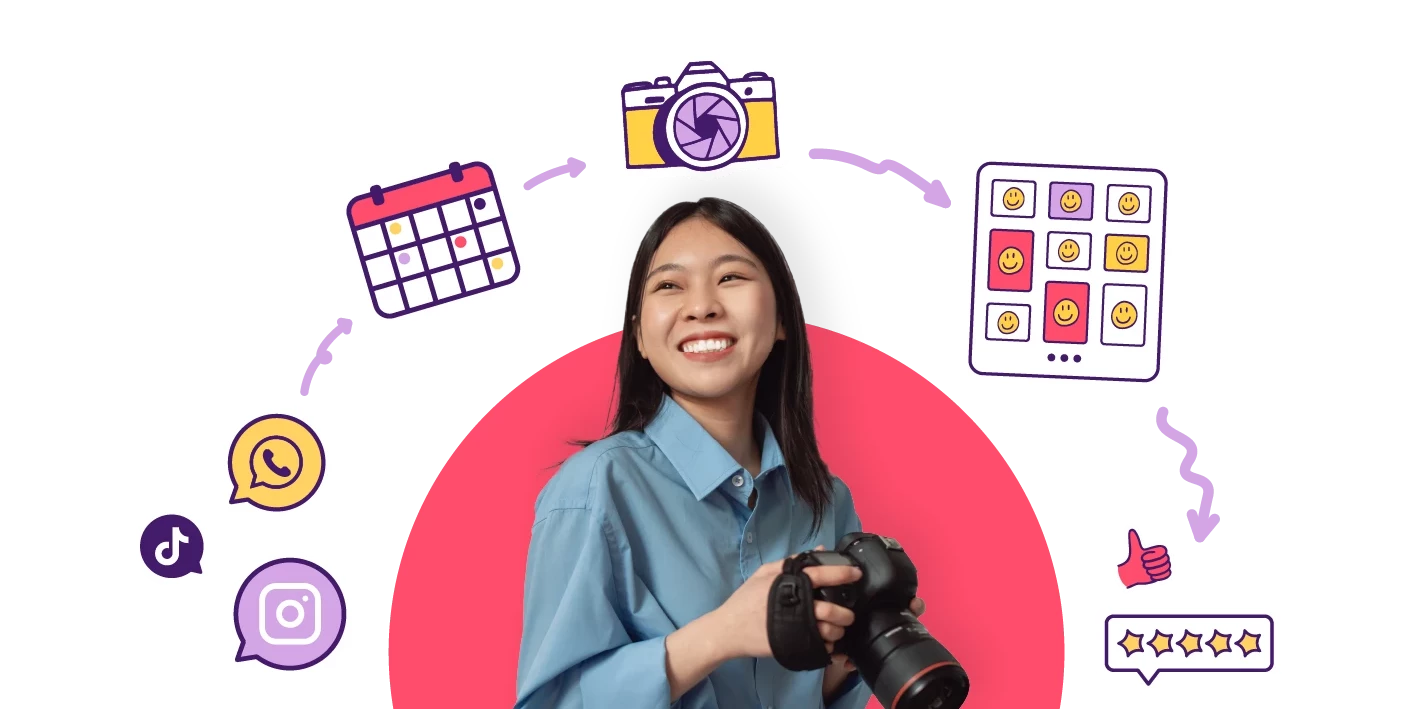 Amelia - professional photographer using Smiler