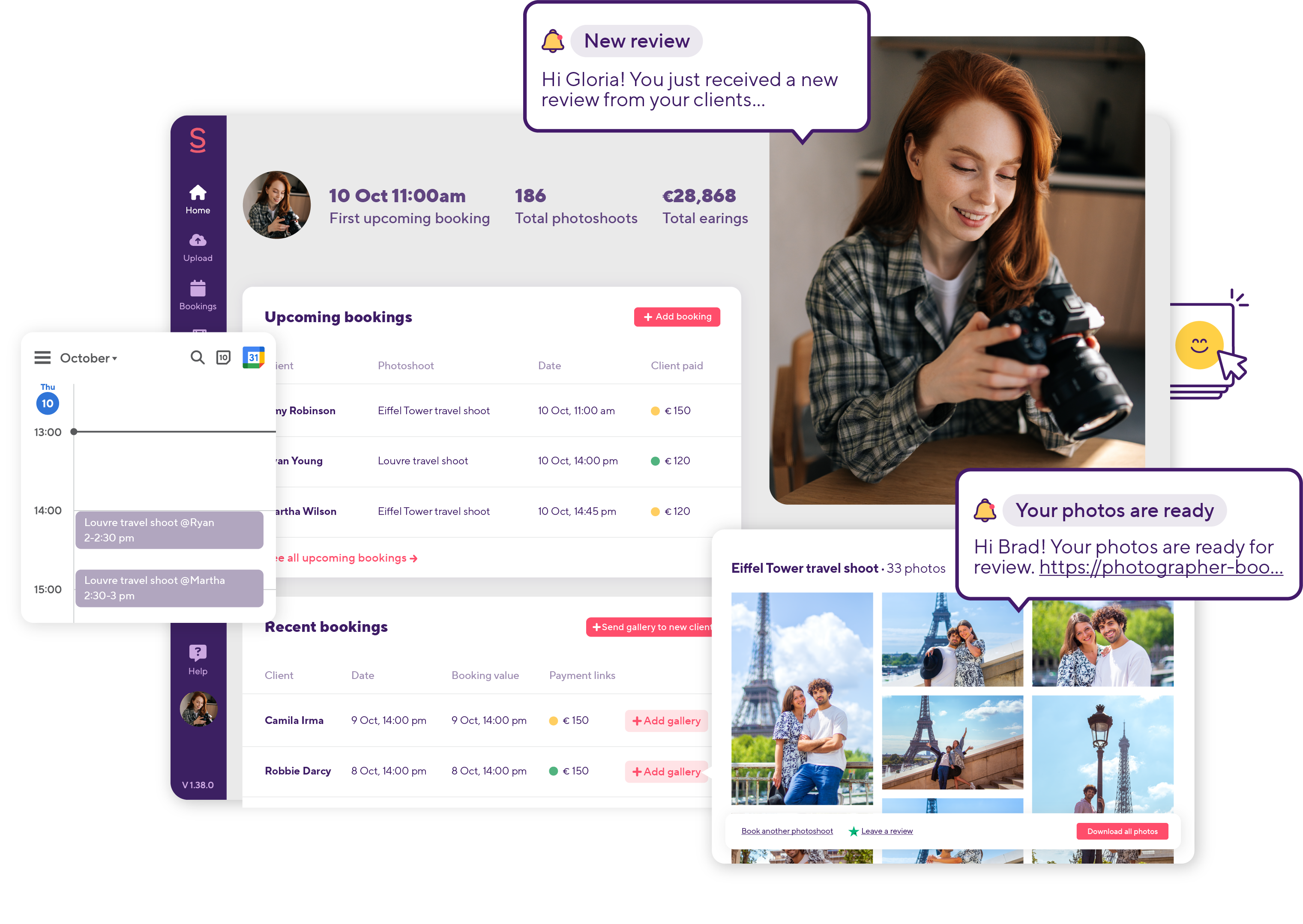 Smiler interface mockup